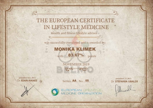 European Certificate in Lifestyle Medicine